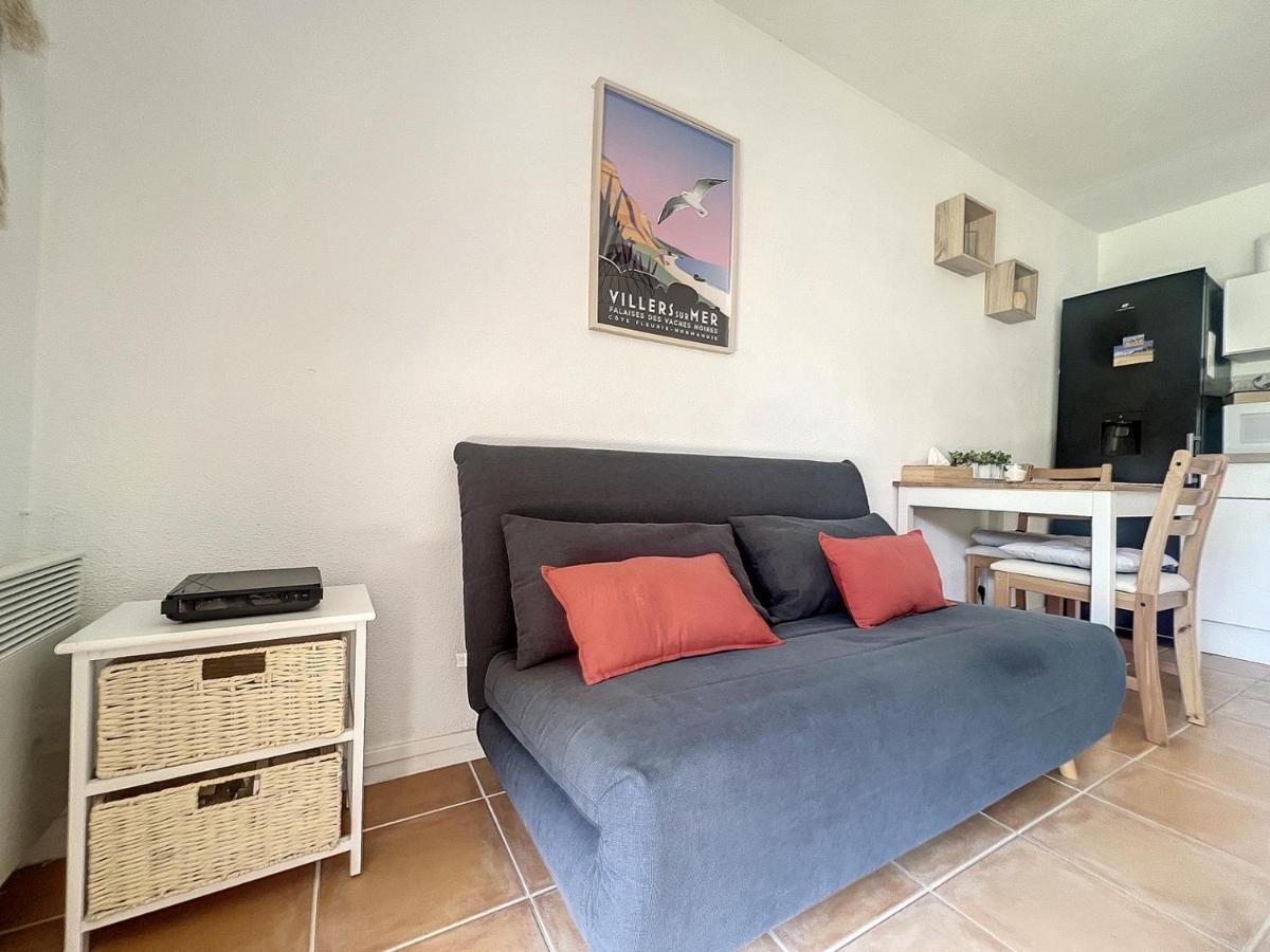 Appartement avec jardin à 30m de la plage Villers-sur-Mer Esterno foto